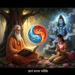  भगतिहि ग्यानहि नहिं कछु भेदा - दर्शनशास्त्र के रास्ते से अध्यात्म तक पहुंचना 