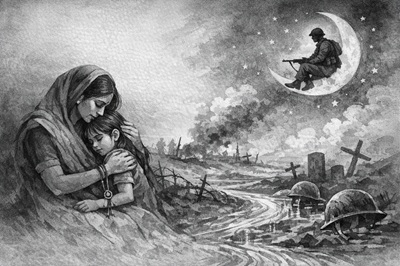 युद्ध-भूपति - युद्ध की विभीषिका पर सुभाष सेतिया की कविता 